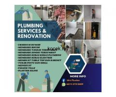 Tukang singki dan tandas sumbat/plumber area ampang hilir 01127218409