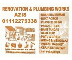 plumbing dan renovation 01112275338 azis lembah keramat
